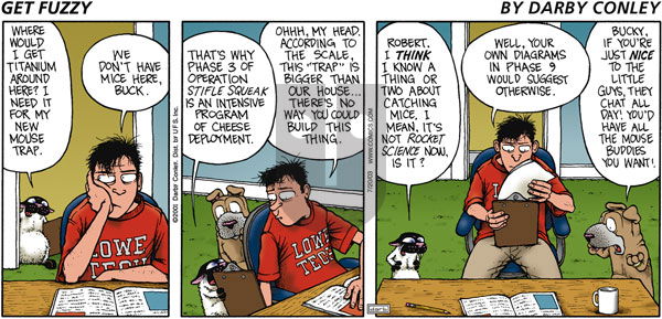 Get Fuzzy on Sunday July 20, 2003 Comic Strip