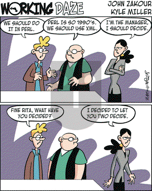 Working Daze on Wednesday April 19, 2006 Comic Strip