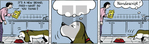 Fred Basset on Wednesday March 4, 2015 Comic Strip