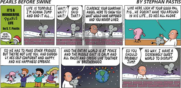 Pearls Before Swine on Sunday December 18, 2016 Comic Strip