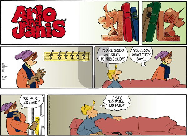 Arlo and Janis on Sunday January 21, 2018 Comic Strip