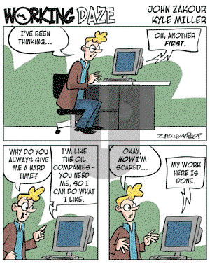 Working Daze on Saturday May 14, 2005 Comic Strip