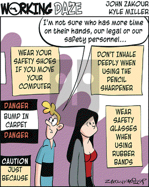 Working Daze on Saturday August 7, 2004 Comic Strip