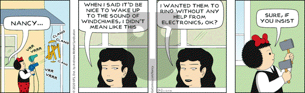 Nancy on Thursday June 25, 2020 Comic Strip