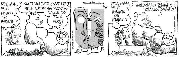 The Grizzwells on Wednesday July 23, 2003 Comic Strip