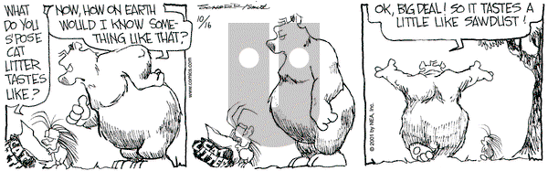 The Grizzwells - Tuesday October 16, 2001 Comic Strip