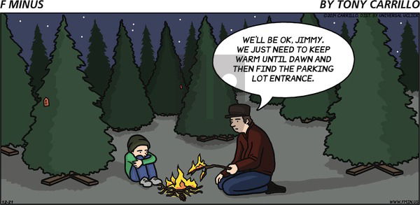 F Minus on Sunday December 21, 2014 Comic Strip