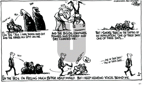 Pat Oliphant on Tuesday April 1, 1986 Comic Strip