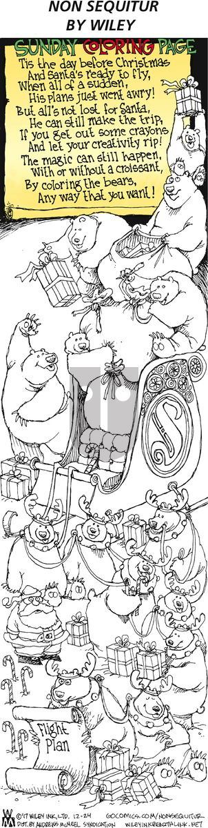 Non Sequitur on Sunday December 24, 2017 Comic Strip