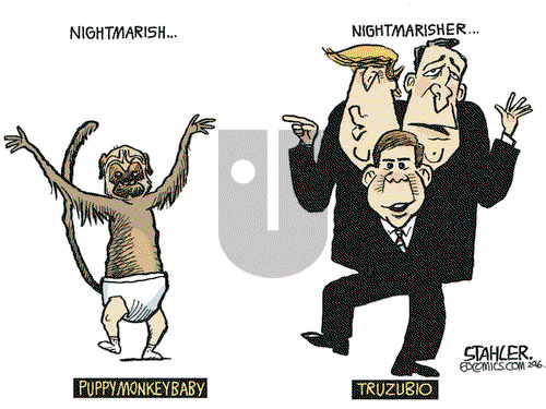 Jeff Stahler on Wednesday February 10, 2016 Comic Strip