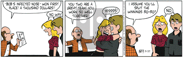 Luann on Tuesday May 27, 2003 Comic Strip