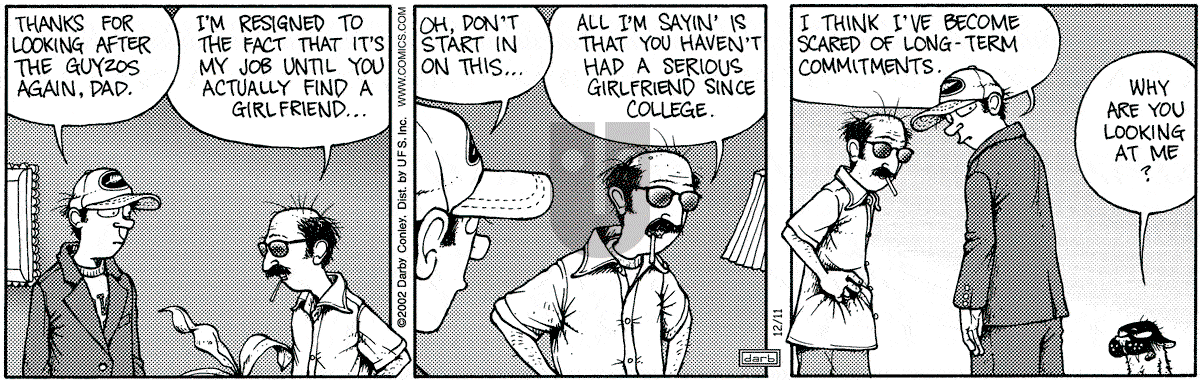 Get Fuzzy - Wednesday December 11, 2002 Comic Strip