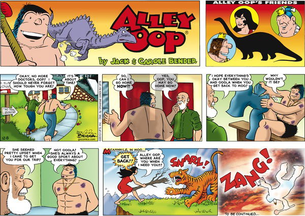 Alley Oop on Sunday December 8, 2013 Comic Strip
