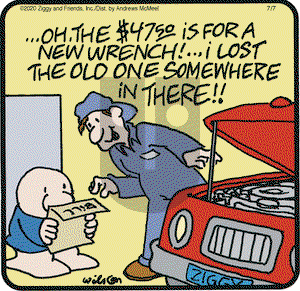 Ziggy on Tuesday July 7, 2020 Comic Strip