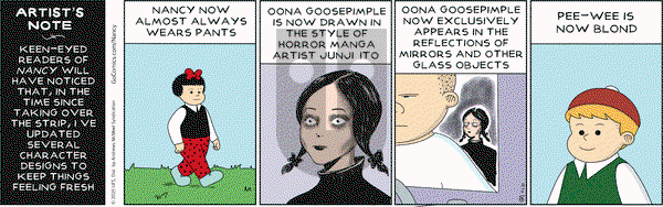 Nancy on Tuesday April 1, 2025 Comic Strip