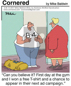 Cornered on Thursday March 30, 2017 Comic Strip