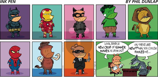 Ink Pen on Sunday May 27, 2012 Comic Strip