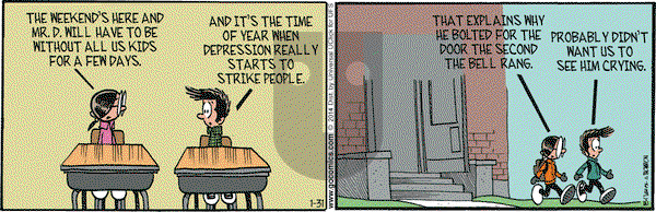 Grand Avenue on Friday January 31, 2014 Comic Strip