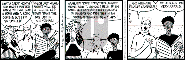 Clear Blue Water on Monday July 9, 2007 Comic Strip