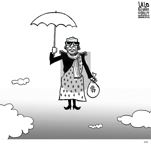 Lalo Alcaraz on Monday February 28, 2011 Comic Strip