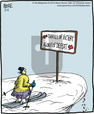 In the Bleachers on Wednesday February 18, 2015 Comic Strip
