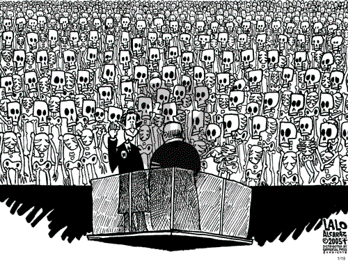 Lalo Alcaraz on Wednesday January 19, 2005 Comic Strip