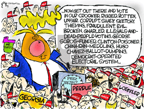 Clay Jones - Monday December 7, 2020 Comic Strip