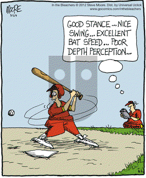 In the Bleachers - Saturday March 24, 2012 Comic Strip