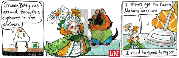 Breaking Cat News on Tuesday March 25, 2025 Comic Strip