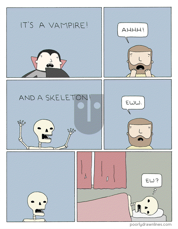 Poorly Drawn Lines on Wednesday November 7, 2018 Comic Strip
