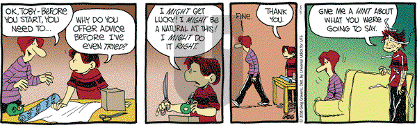 The Buckets on Saturday March 5, 2016 Comic Strip