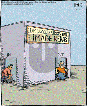 In the Bleachers on Tuesday January 13, 2015 Comic Strip