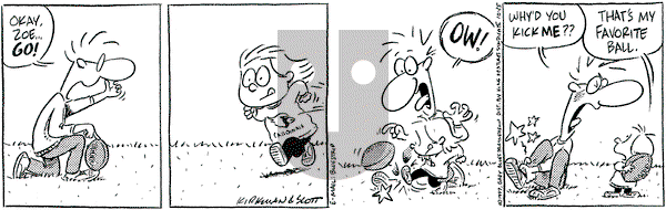 Baby Blues on Saturday October 25, 1997 Comic Strip