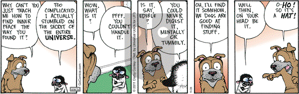 Get Fuzzy on Thursday November 28, 2013 Comic Strip
