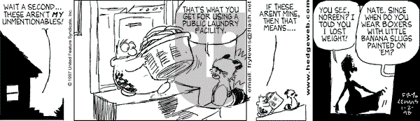 Over the Hedge on Friday January 2, 1998 Comic Strip