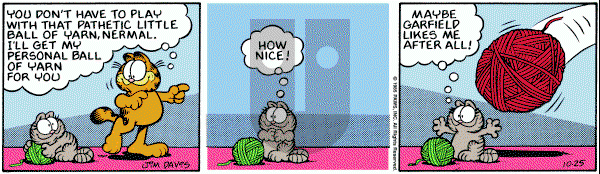 Garfield on Friday October 25, 1985 Comic Strip