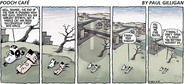 Pooch Cafe on Sunday December 30, 2007 Comic Strip
