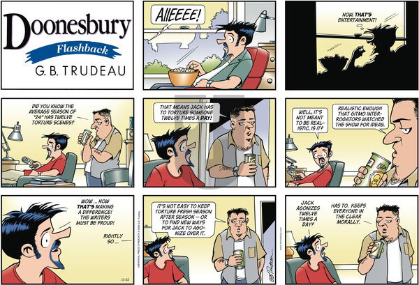 Doonesbury on Sunday November 22, 2009 Comic Strip