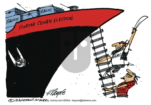 Henry Payne on Friday November 9, 2018 Comic Strip
