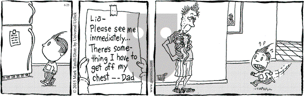 Lio - Thursday June 25, 2015 Comic Strip