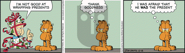 Garfield on Tuesday December 18, 2018 Comic Strip