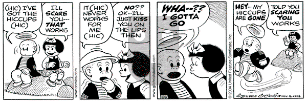Nancy on Tuesday November 16, 2004 Comic Strip