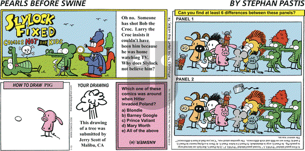 Pearls Before Swine on Sunday January 13, 2008 Comic Strip