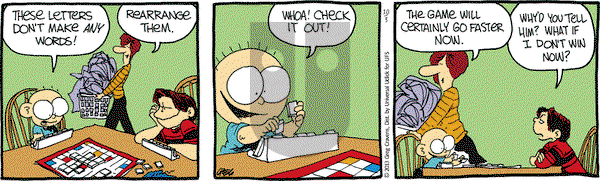 The Buckets on Thursday October 3, 2013 Comic Strip