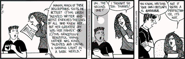 Clear Blue Water on Tuesday June 3, 2008 Comic Strip