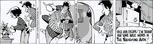 Rose is Rose on Monday April 2, 2001 Comic Strip