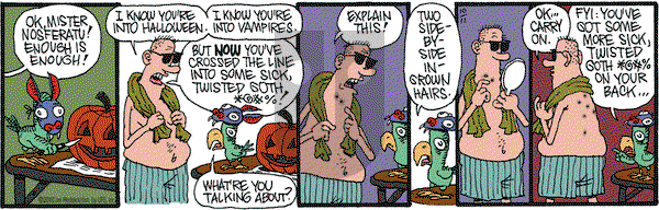 Monty on Monday October 11, 2010 Comic Strip