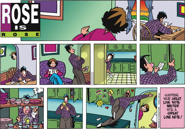 Rose is Rose on Sunday April 5, 2015 Comic Strip