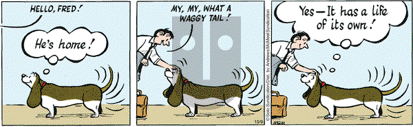 Fred Basset on Friday October 9, 2020 Comic Strip