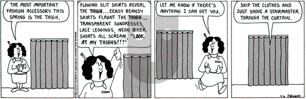 Cathy Classics on Tuesday April 6, 1993 Comic Strip